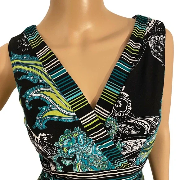 RABBIT RABBIT RABBIT DESIGNS PAISLEY DRESS  SZ 8 - Picture 7 of 16